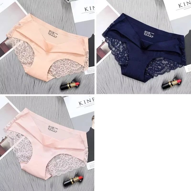Set 3 perechi de chiloti pentru dama, CH037, Multicolor - poza 1