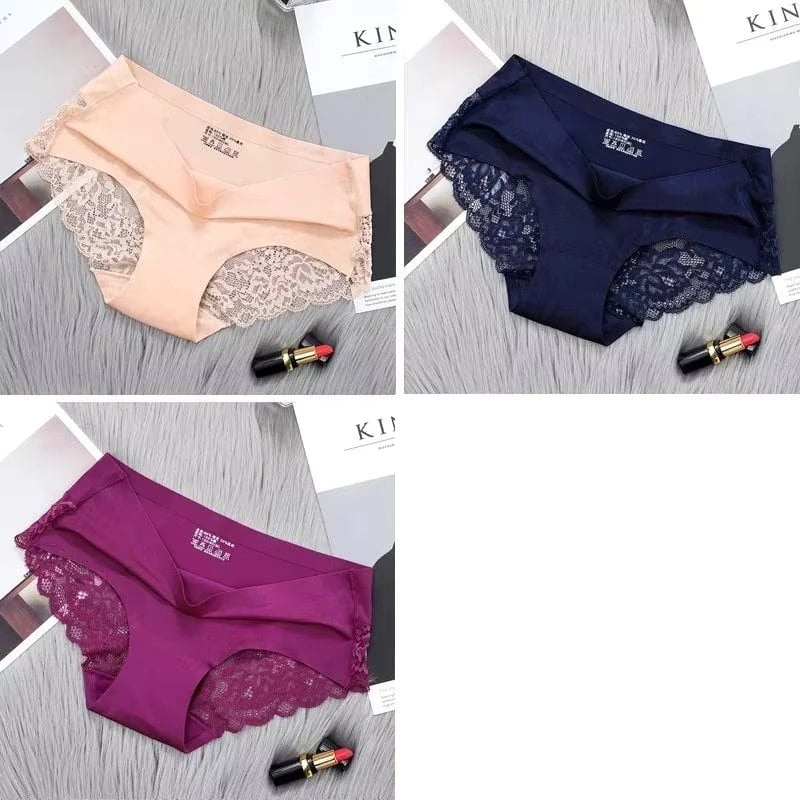 Set 3 perechi de chiloti pentru dama, CH040, Multicolor - poza 1