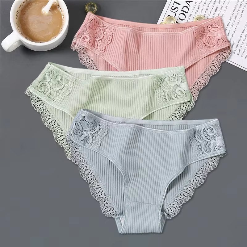 Set 3 perechi de chiloti pentru dama, CH047, Multicolor - poza 1