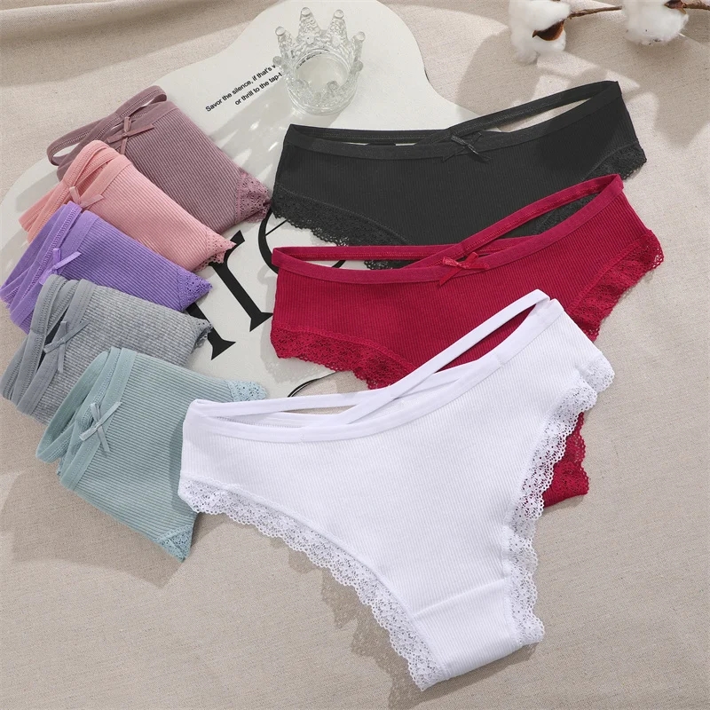 Set 3 perechi de chiloti pentru dama, CH096, Multicolor - poza 4