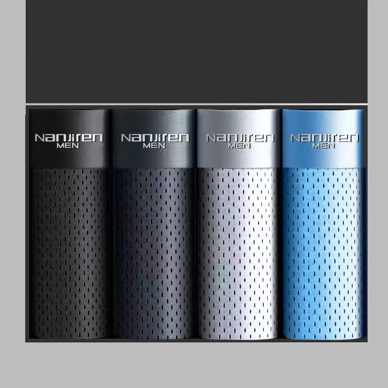 Set 4 perechi de boxeri pentru barbati, CH013, Multicolor