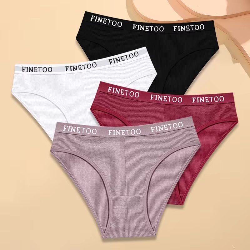 Set 4 perechi de chiloti pentru dama, CH082, Multicolor - poza 1