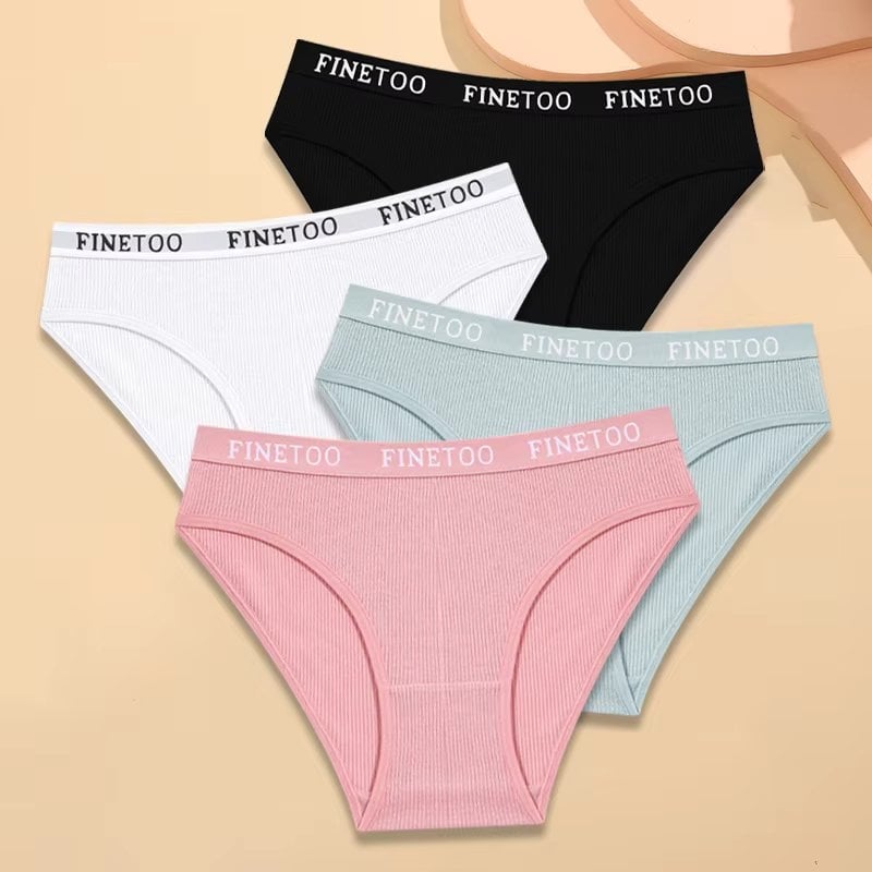 Set 4 perechi de chiloti pentru dama, CH083, Multicolor - poza 1