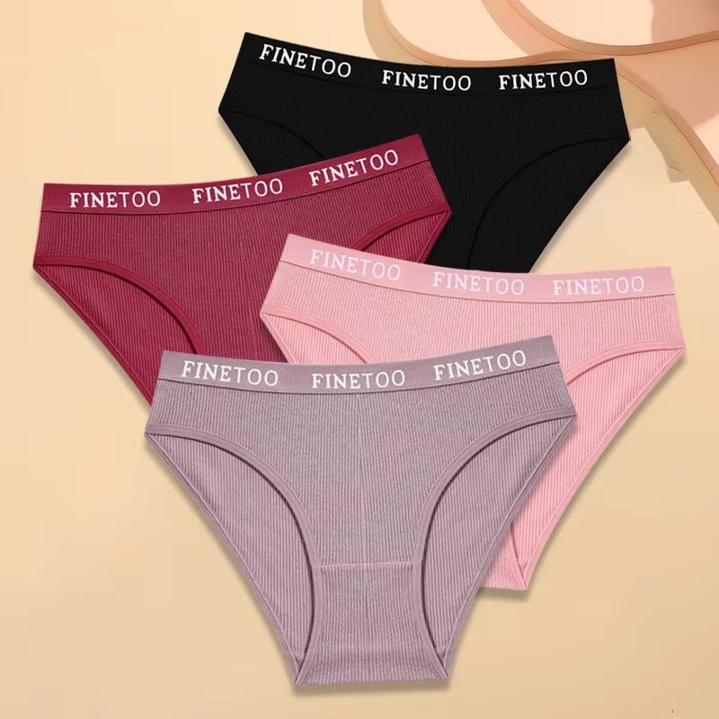 Set 4 perechi de chiloti pentru dama, CH084, Multicolor - poza 1