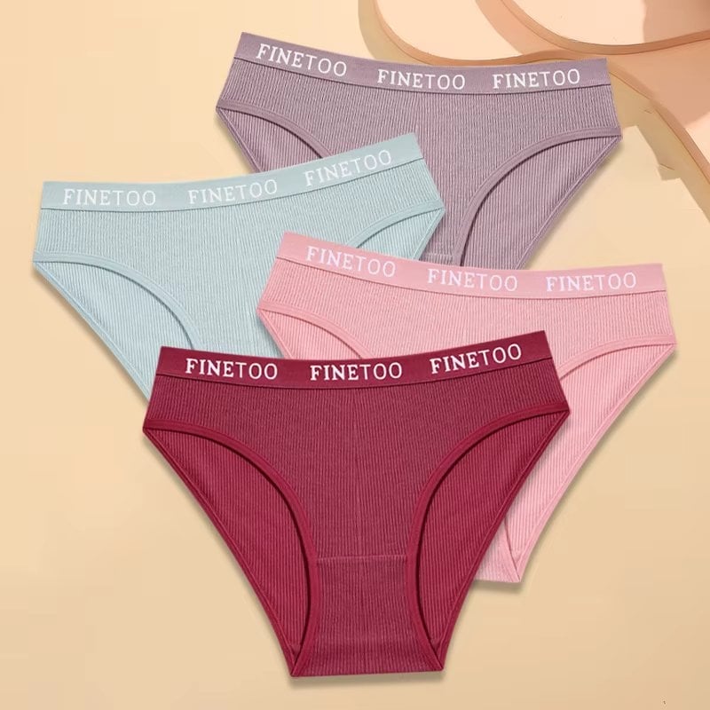 Set 4 perechi de chiloti pentru dama, CH087, Multicolor - poza 1