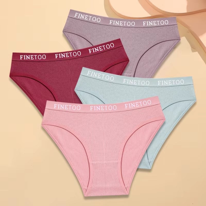 Set 4 perechi de chiloti pentru dama, CH089, Multicolor - poza 1