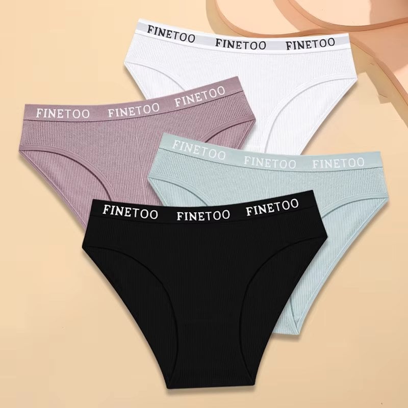 Set 4 perechi de chiloti pentru dama, CH090, Multicolor - poza 1