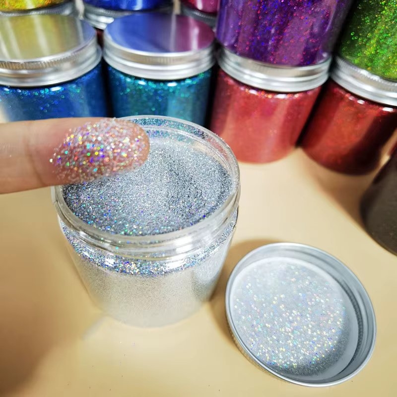 Set 4 sclipici unghii Marquise, GLITTER06, Multicolor - poza 2