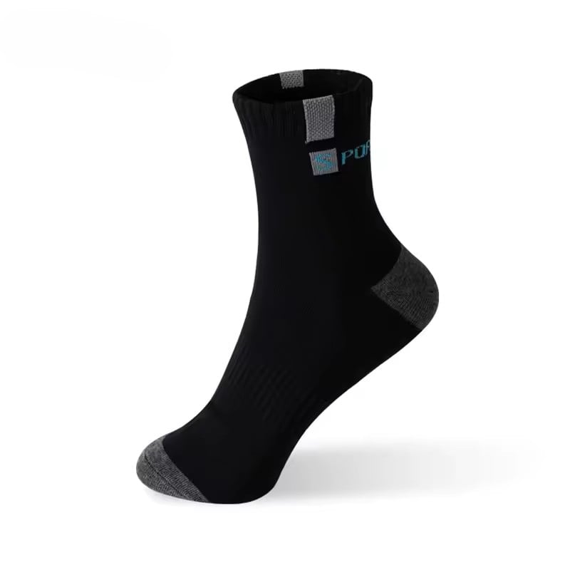 Set 5 perechi de sosete pentru barbati, SS224, negru/gri, marime universala (39-43) - poza 1