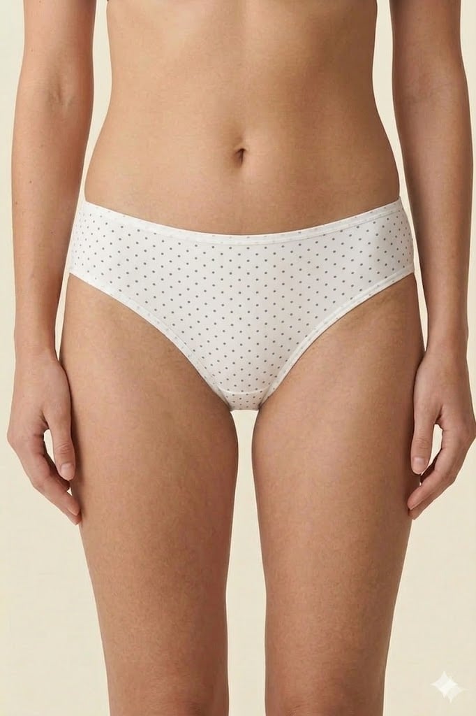 Set 6 perechi de chiloti din bumbac, pentru dama, 34000, Multicolor - poza 2