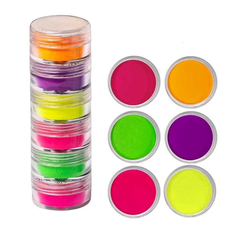 Set 6 pigmenti unghii Marquise, PIGM15, Multicolor