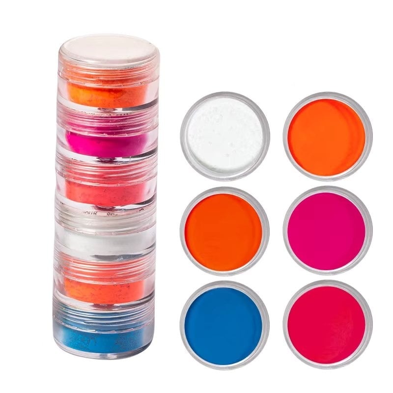 Set 6 pigmenti unghii Marquise, PIGM16, Multicolor
