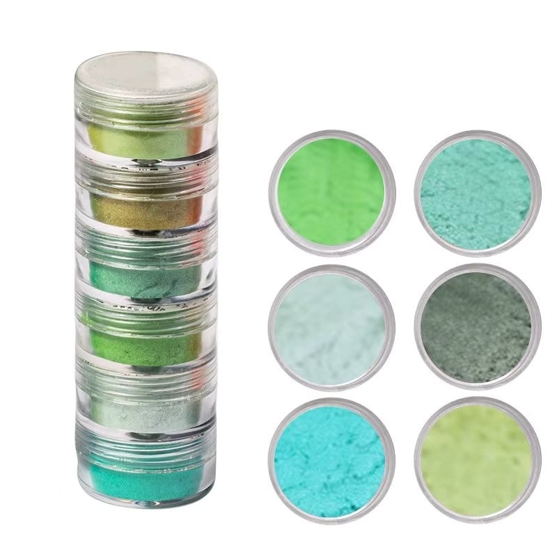Set 6 pigmenti unghii Marquise, PIGM17, Multicolor - poza 1