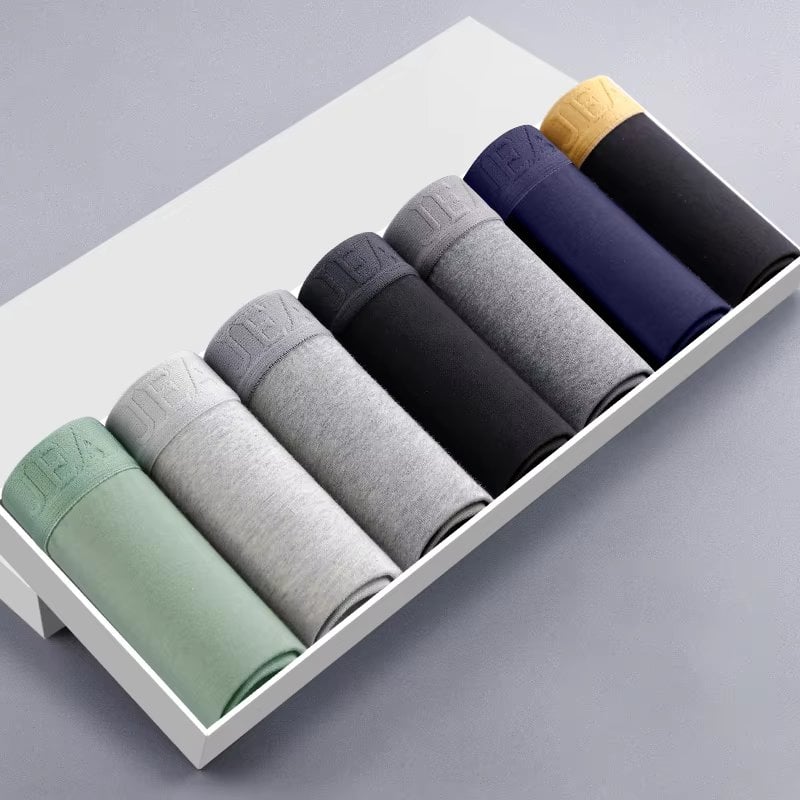 Set 7 perechi de boxeri pentru barbati, CH010, Multicolor - poza 1