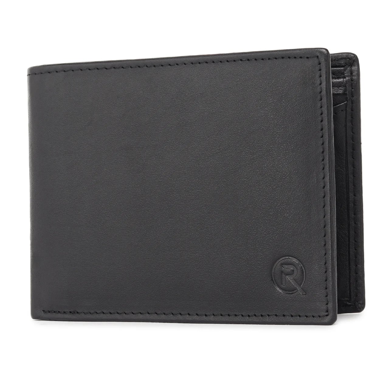 Set cadou pentru barbati, Portofel + Curea, piele naturala, model elegant, SET31, Negru - poza 3