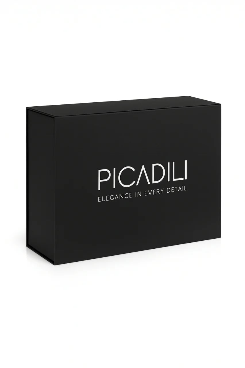Set cadou pentru barbati, Portofel + Curea, piele naturala, model elegant, SET32, Maro/Negru - poza 2