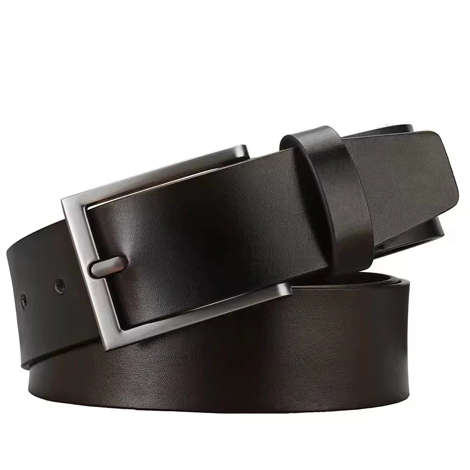 Set cadou pentru barbati, Portofel + Curea, piele naturala, model elegant, SET40, Negru - poza 3