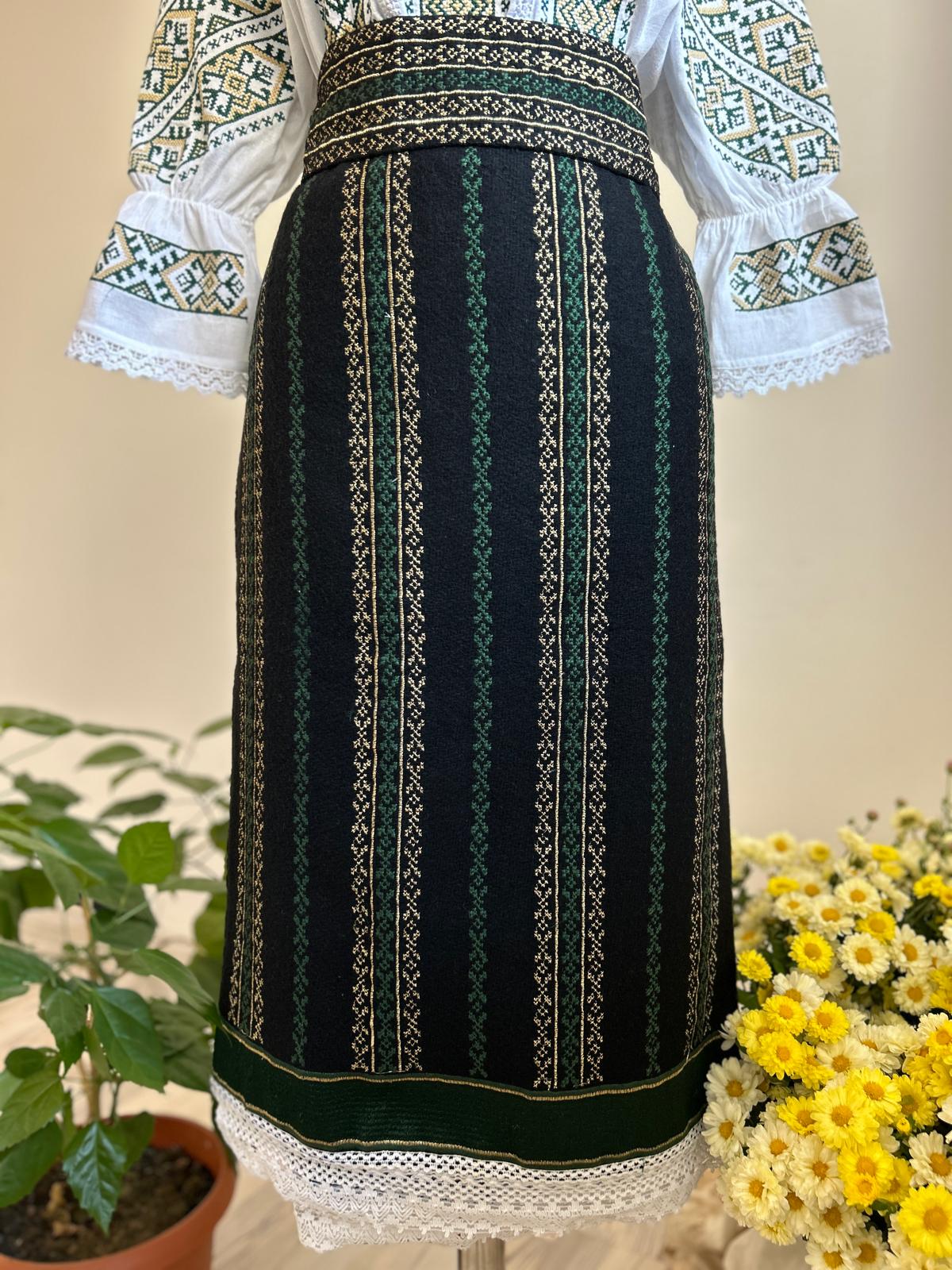 Set catrință și brâu TM1421 verdele naturii