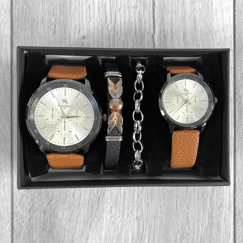 Set ceasuri pentru dama si barbati+bratara B9247