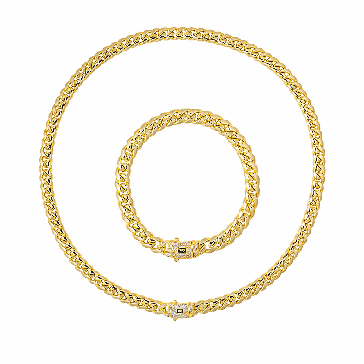 Set Monaco cu Aur 8mm - 16 CM - 40 CM
