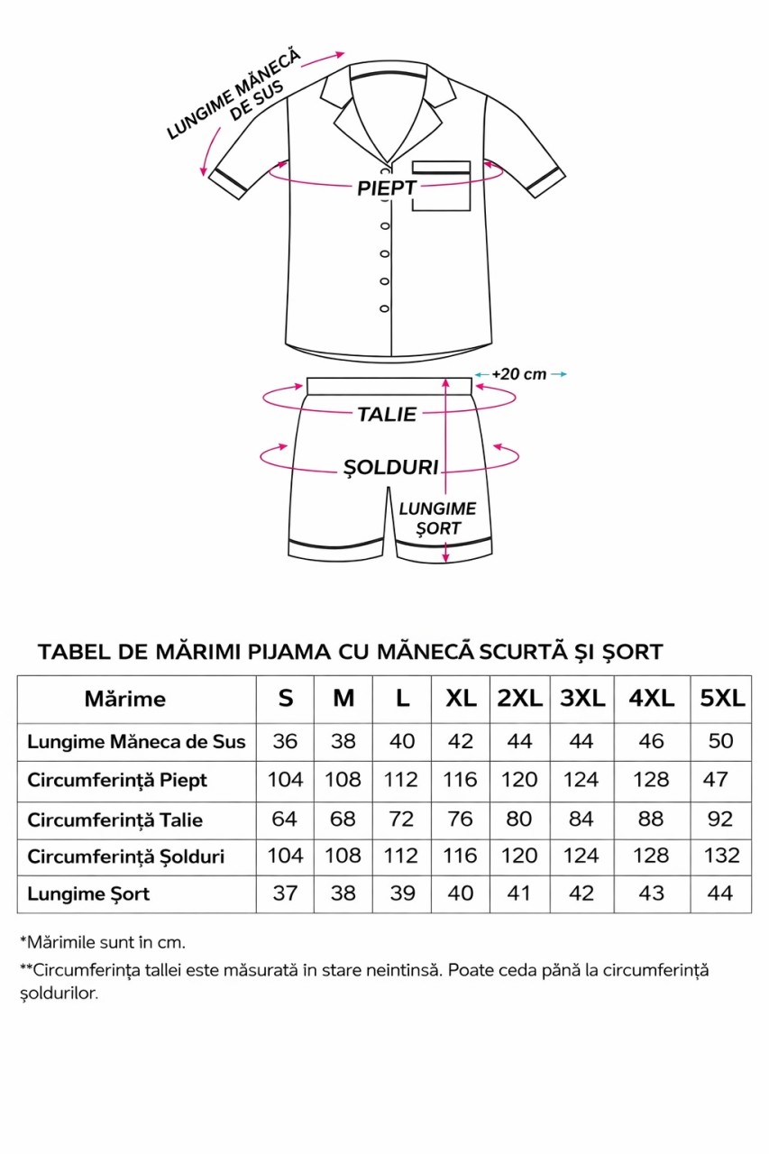 Set pijama dama din doua piese, cu nasturi – 2401612, Golden Garden - poza 5