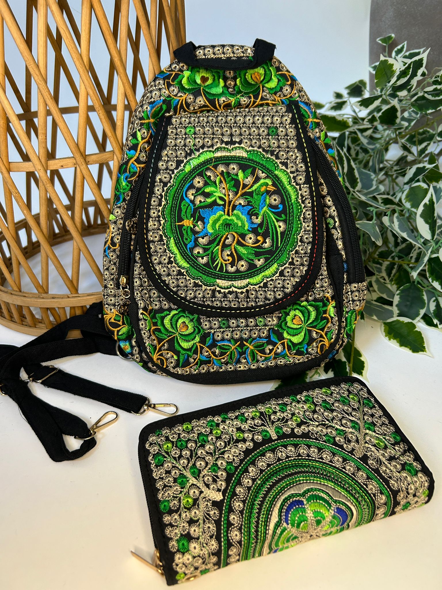 Set rucsac tradițional și portofel TM1921
