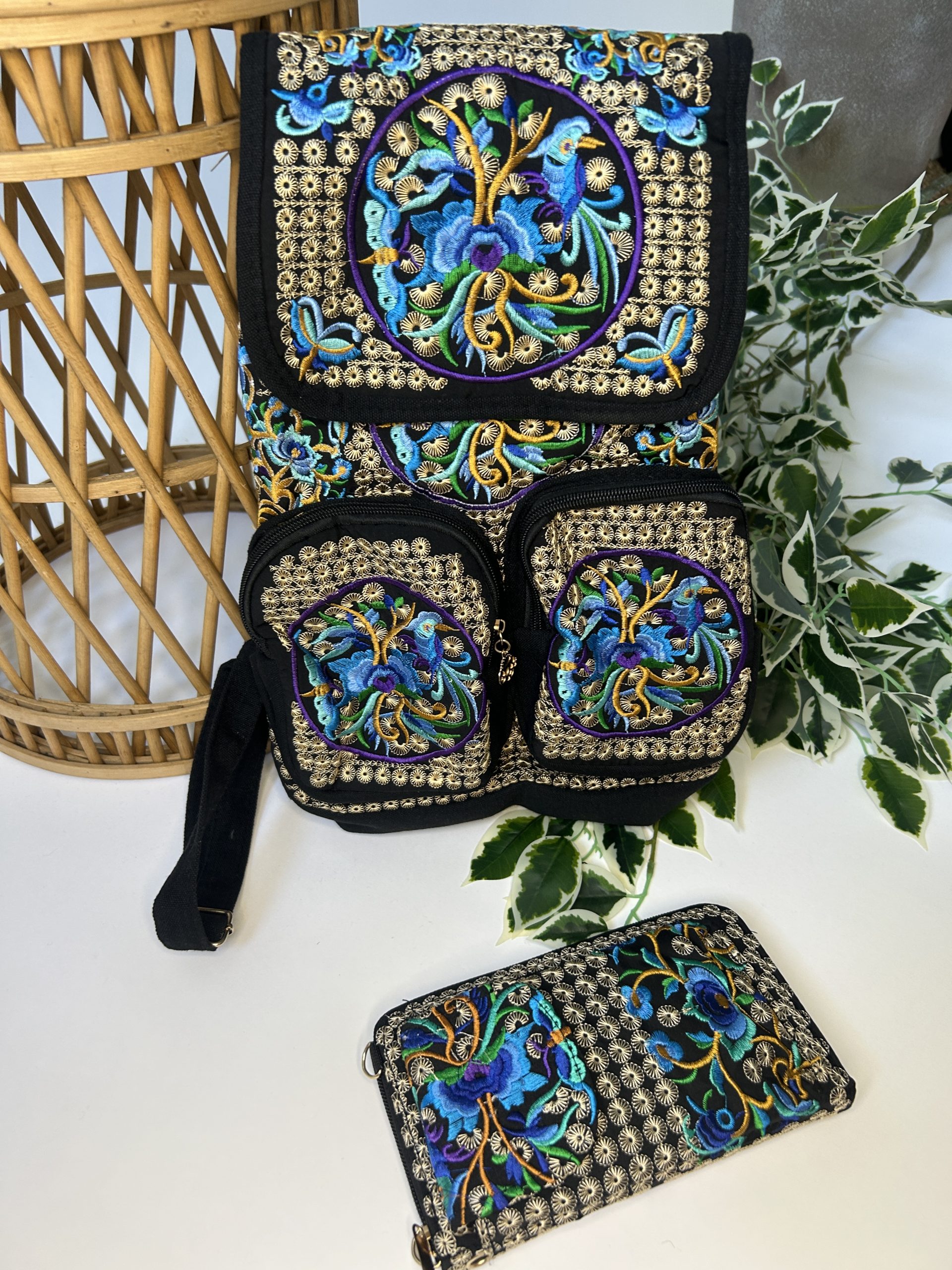 Set rucsac tradițional și portofel TM1923