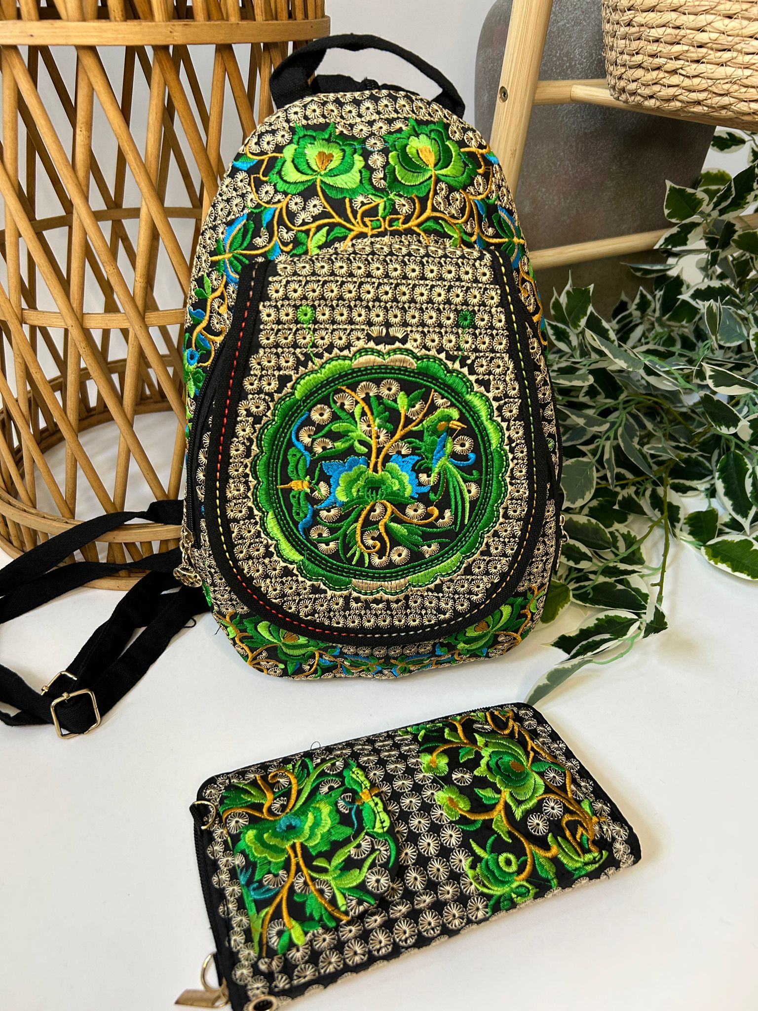 Set rucsac tradițional și portofel TM1929