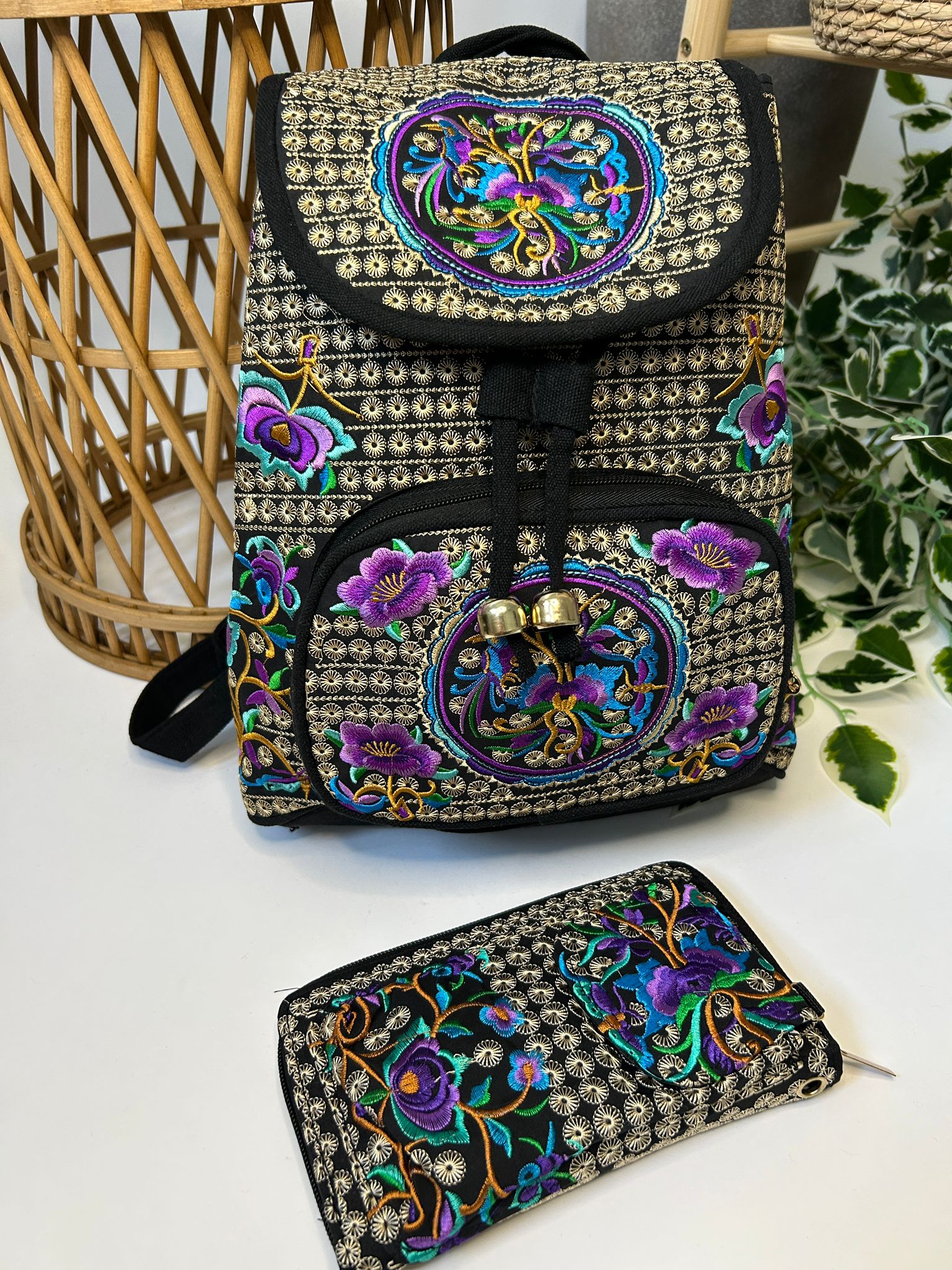 Set rucsac tradițional și portofel TM1933