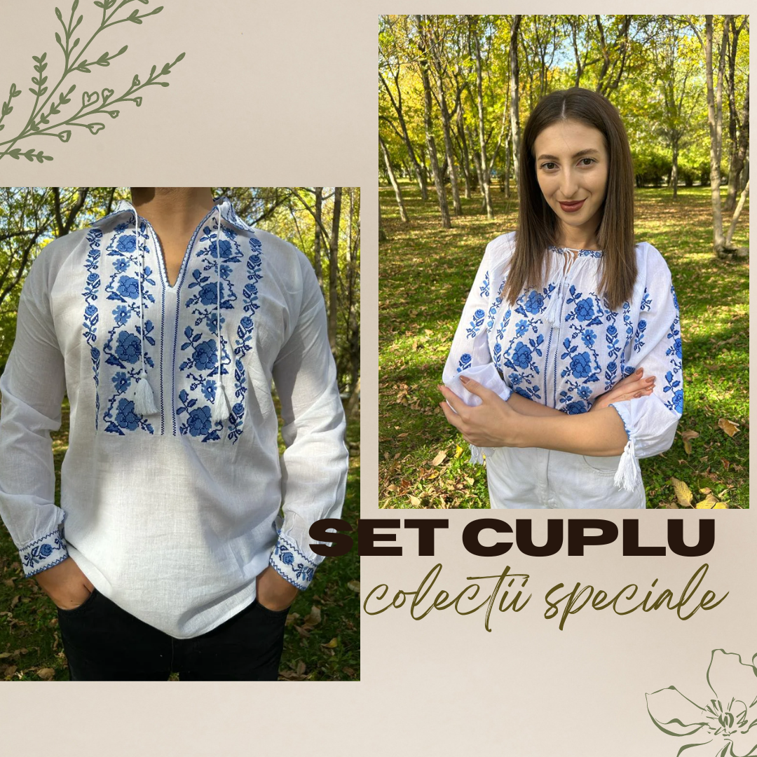 Set tradițional cuplu, ie femei / ie bărbați – feerie TM801