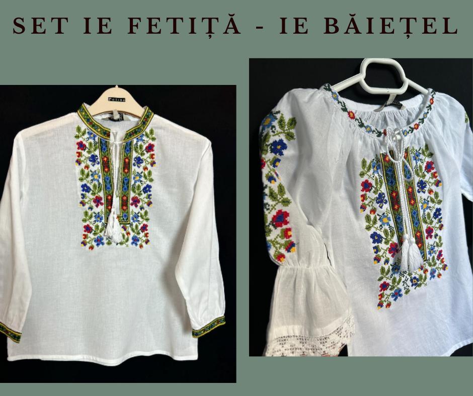 Set tradițional fetiță - băiețel, ie fetiță / ie băiețel TM1651 - 4 - 8