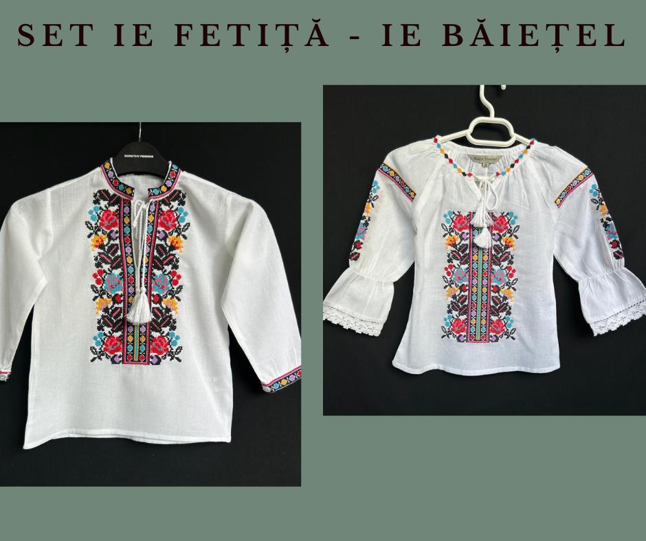 Set tradițional fetiță - băiețel, ie fetiță / ie băiețel TM1652 - 8 - 8