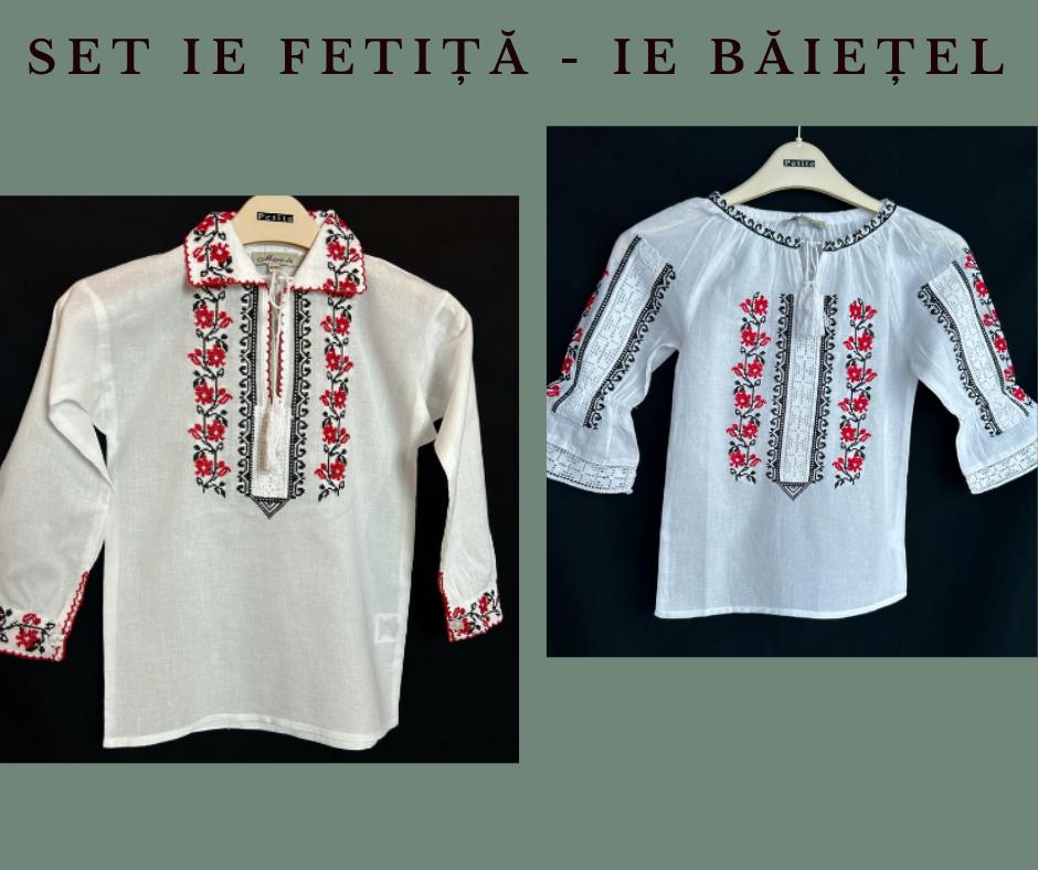 Set tradițional fetiță - băiețel, ie fetiță / ie băiețel TM1654 - 6 - 6