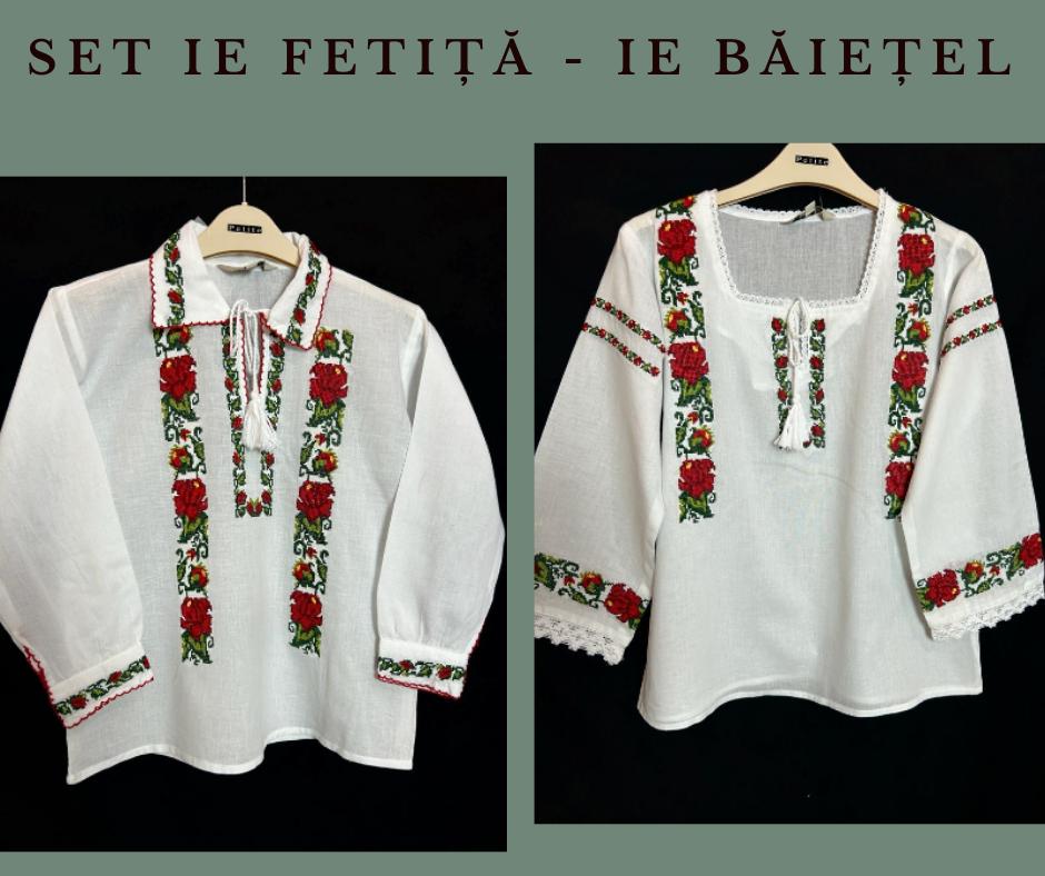 Set tradițional fetiță - băiețel, ie fetiță / ie băiețel TM1656 - 4 - 8