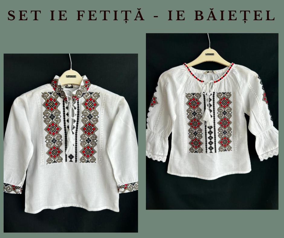 Set tradițional fetiță - băiețel, ie fetiță / ie băiețel TM1657 - 14 - 14