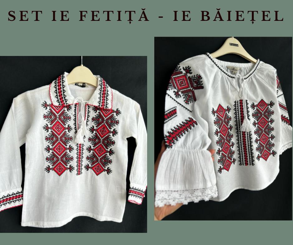 Set tradițional fetiță - băiețel, ie fetiță / ie băiețel TM1658 - 14 - 8
