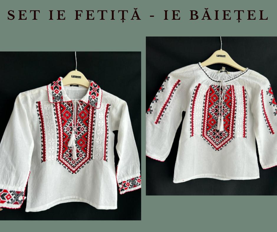 Set tradițional fetiță - băiețel, ie fetiță / ie băiețel TM1659 - 4 - 10