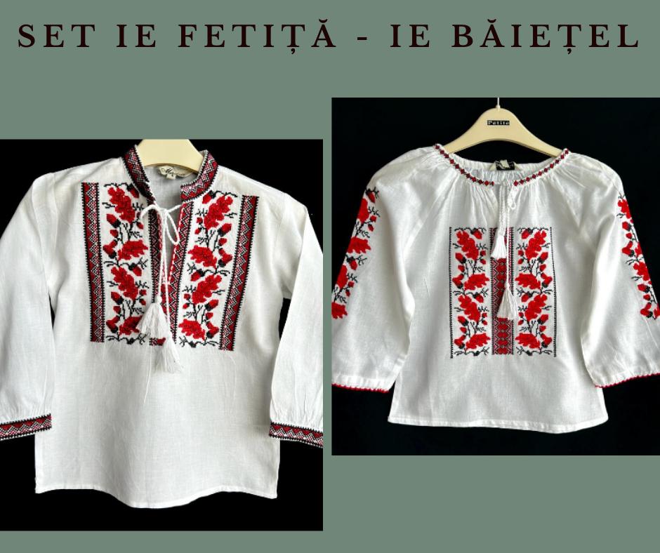 Set tradițional fetiță - băiețel, ie fetiță / ie băiețel TM1660 - 4 - 10