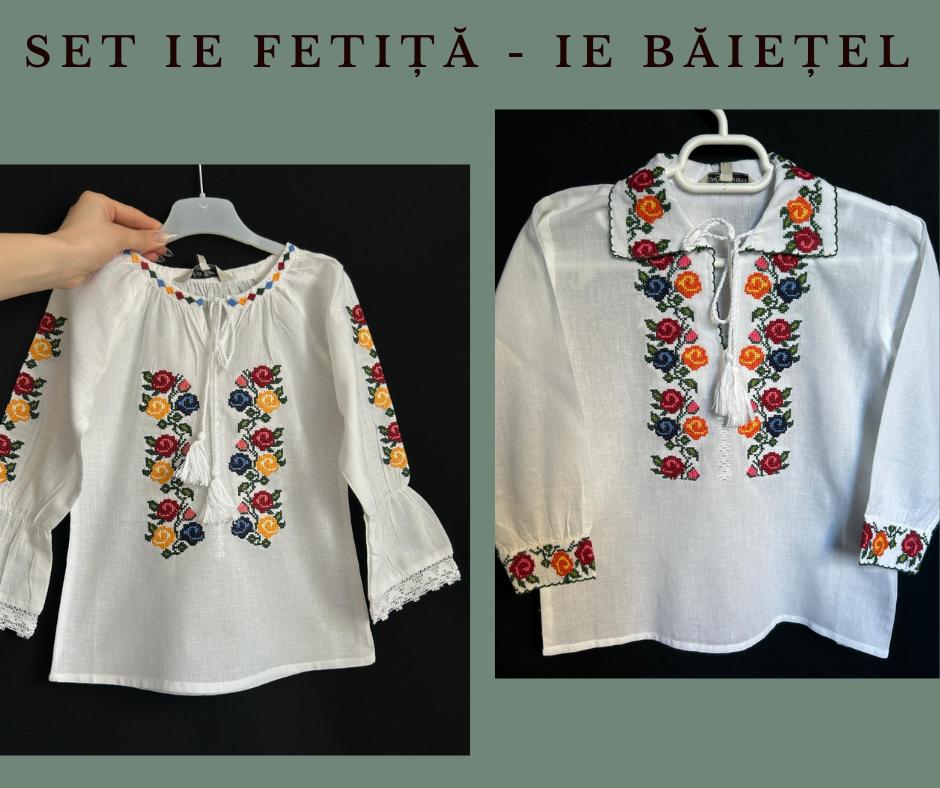 Set tradițional fetiță - băiețel, ie fetiță / ie băiețel TM1662 - 14 - 6