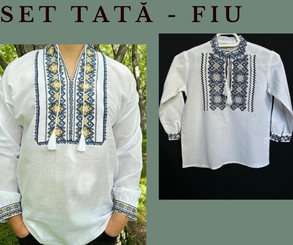 Set tradițional tată - fiu, ie bărbați/ ie copii TM1634