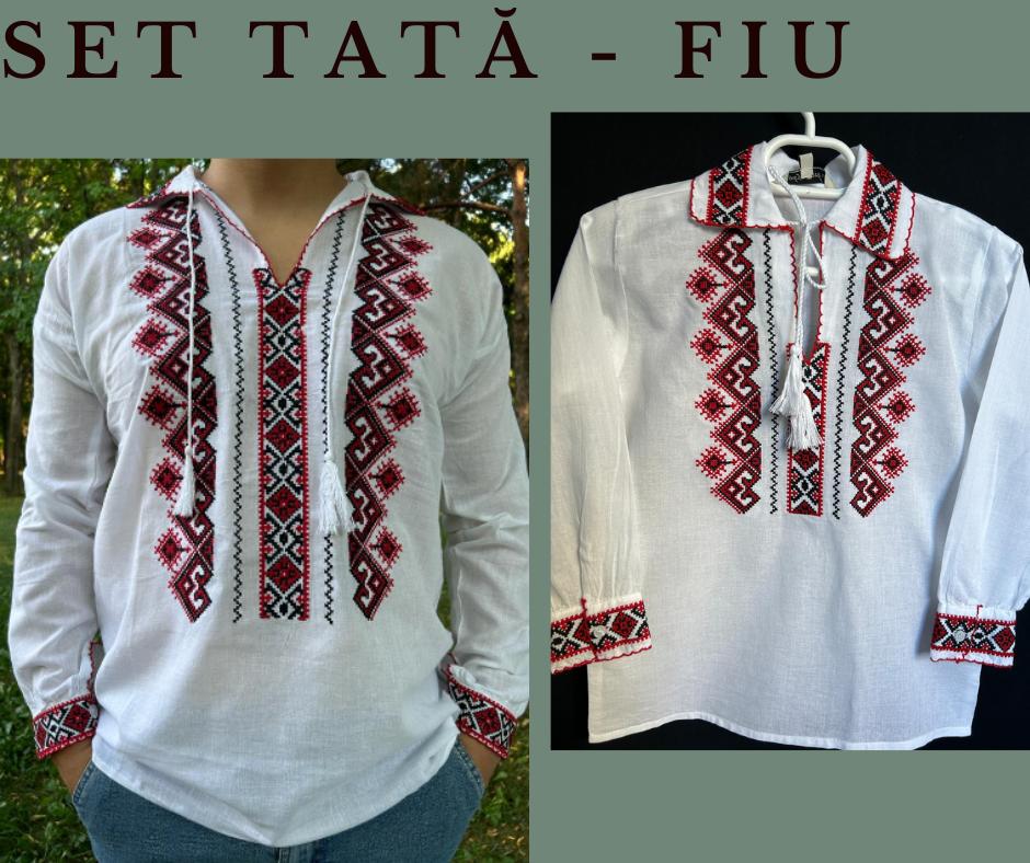 Set tradițional tată - fiu, ie bărbați/ ie copii TM1635 - L - 12