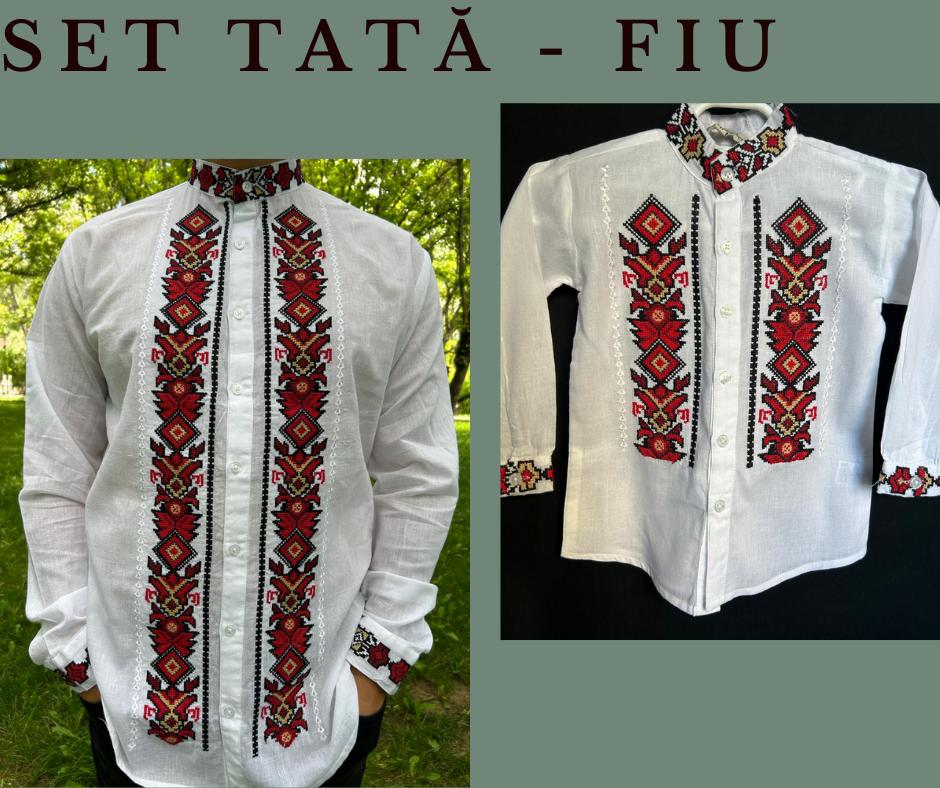 Set tradițional tată - fiu, ie bărbați/ ie copii TM1637