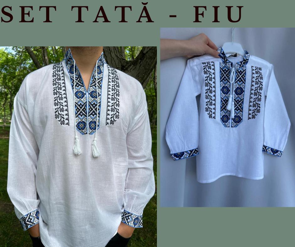 Set tradițional tată - fiu, ie bărbați/ ie copii TM1638 - S - 6