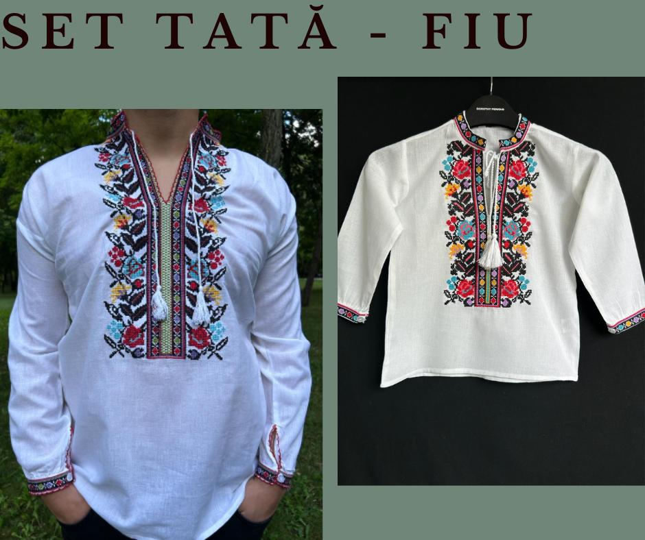 Set tradițional tată - fiu, ie bărbați/ ie copii TM1641 - S - 4