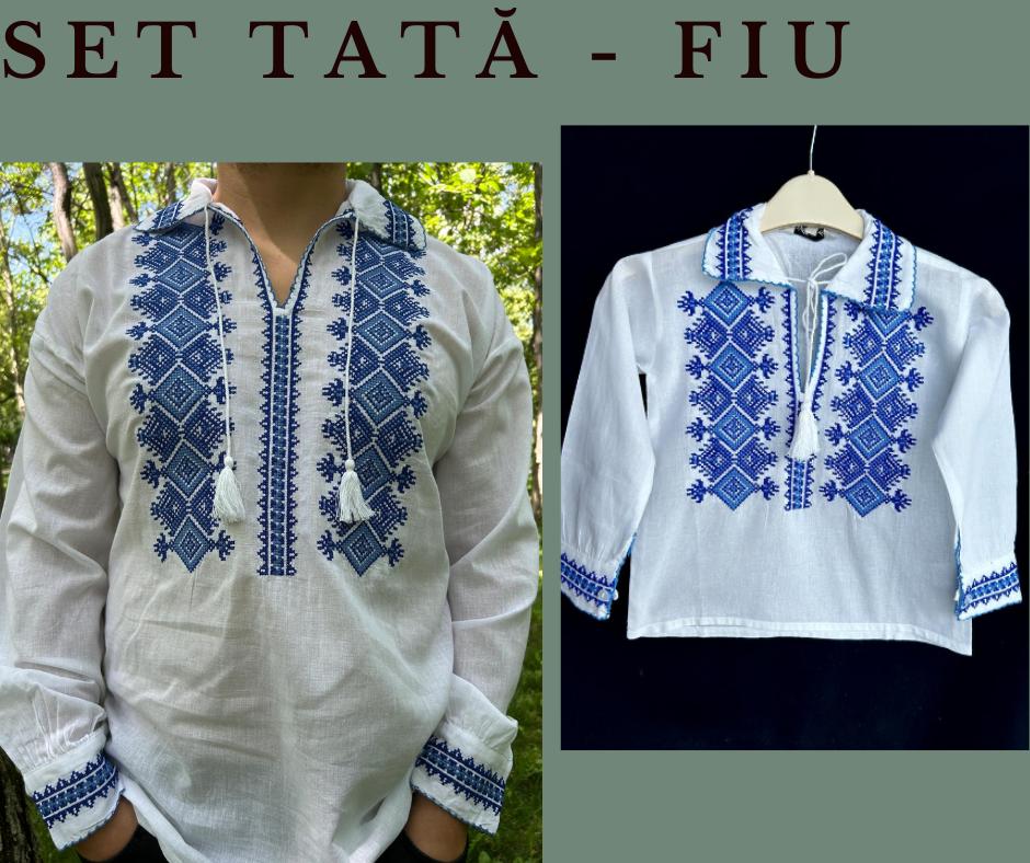 Set tradițional tată - fiu, ie bărbați/ ie copii TM1643 - M - 12