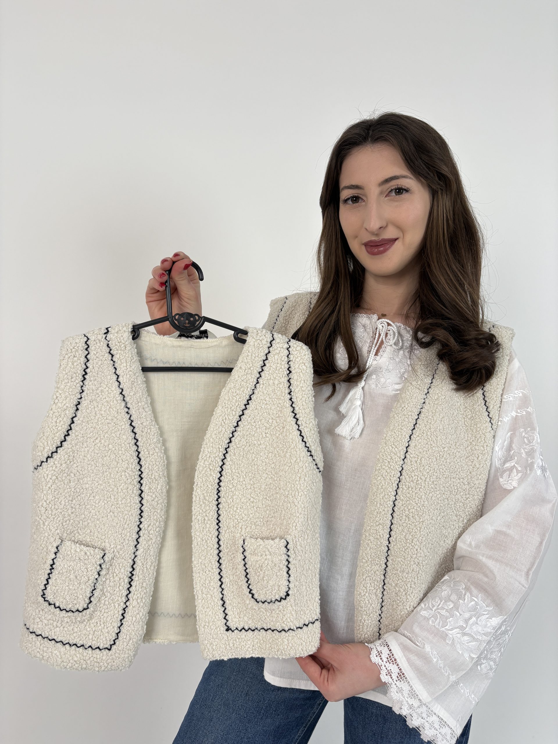 Set vestă damă/vestă copil TM2214 *material pufos* - 3XL - 10