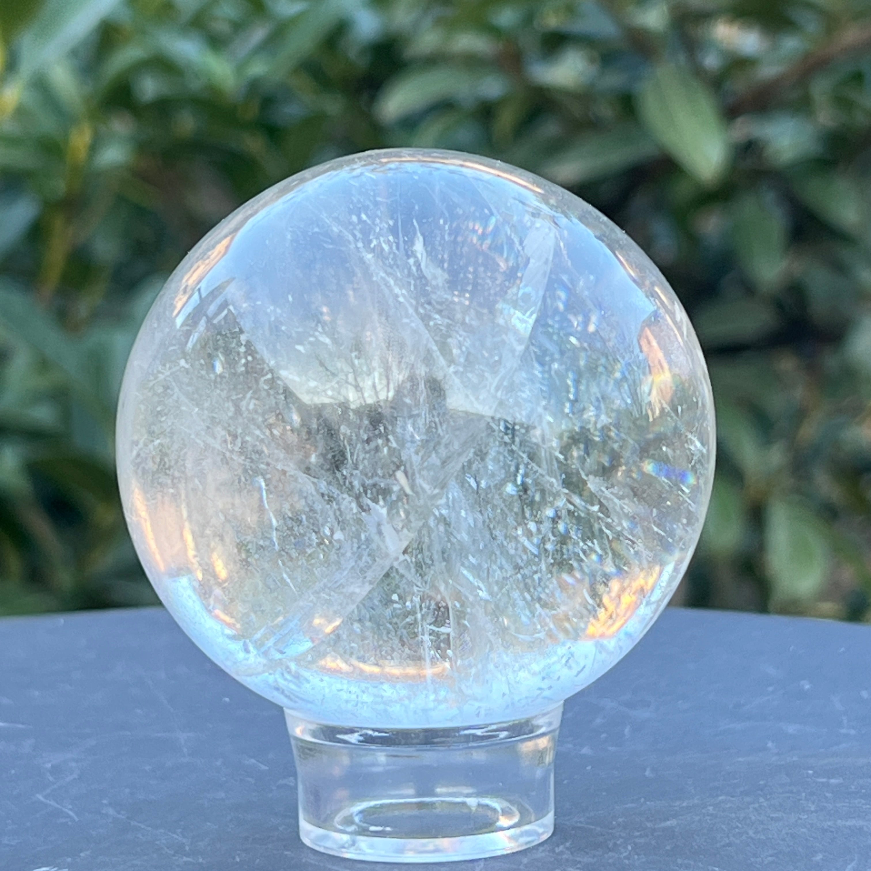 Sfera 6.5 cm cuart incolor model 101