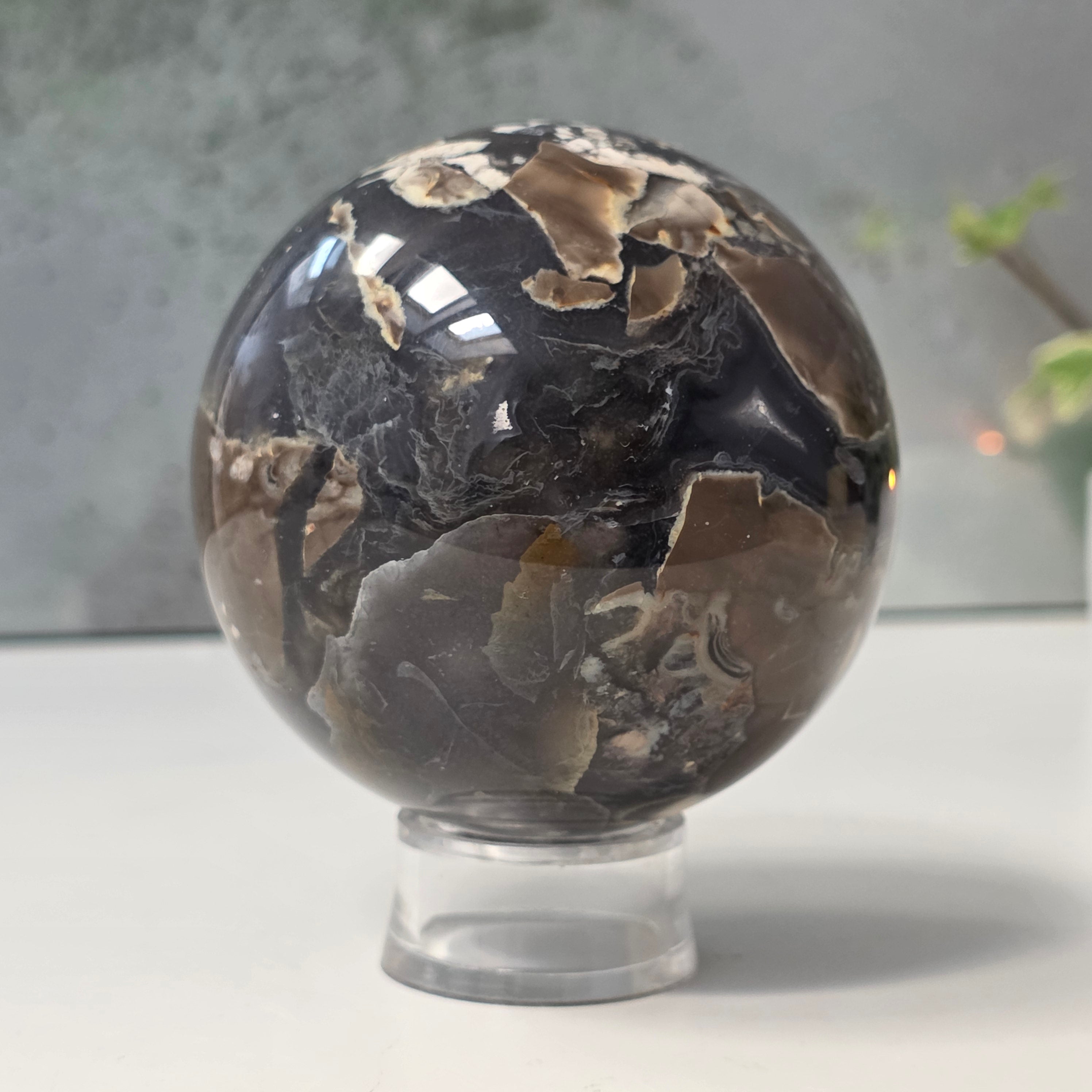 Sfera agat negru | Model 1