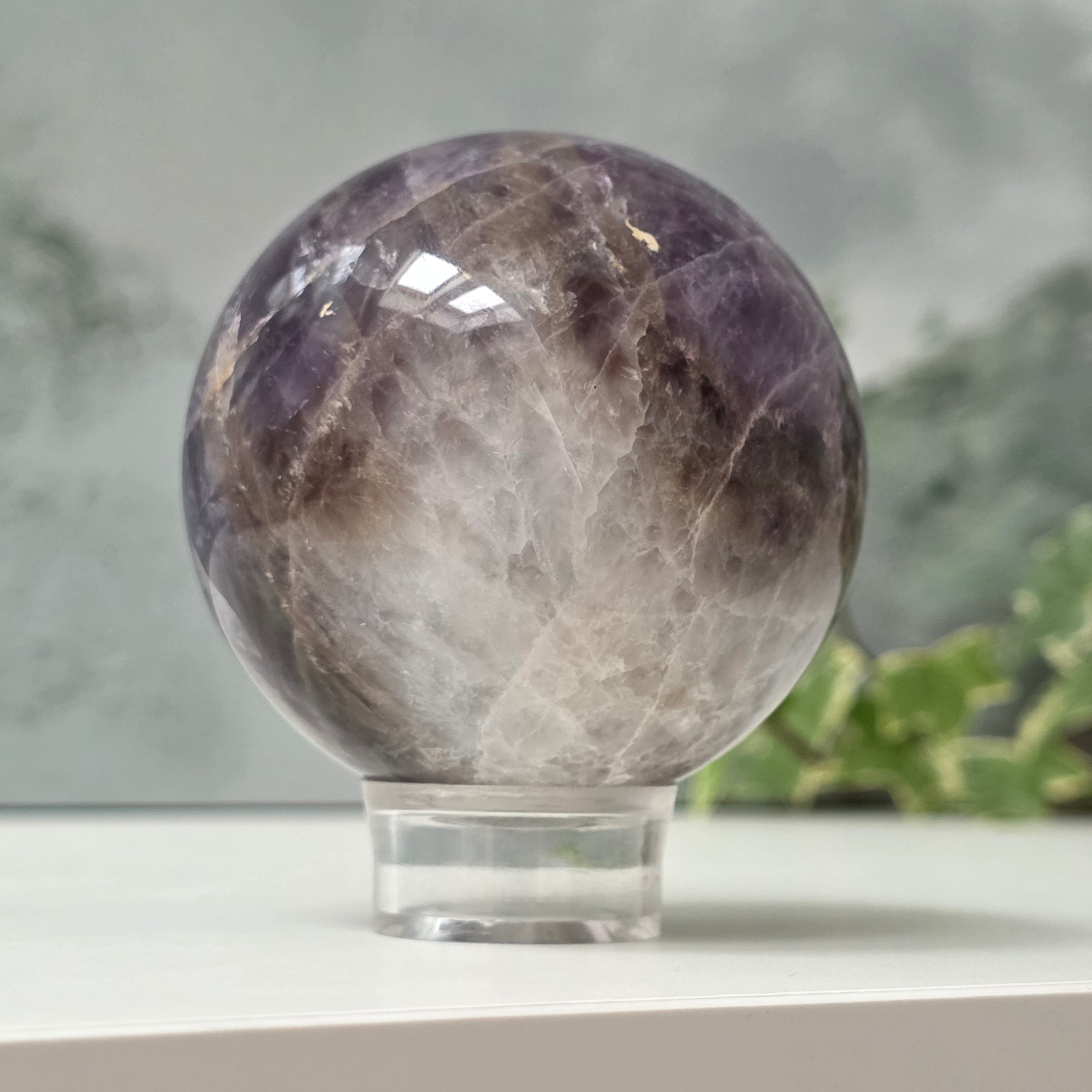 Sfera ametist chevron m6