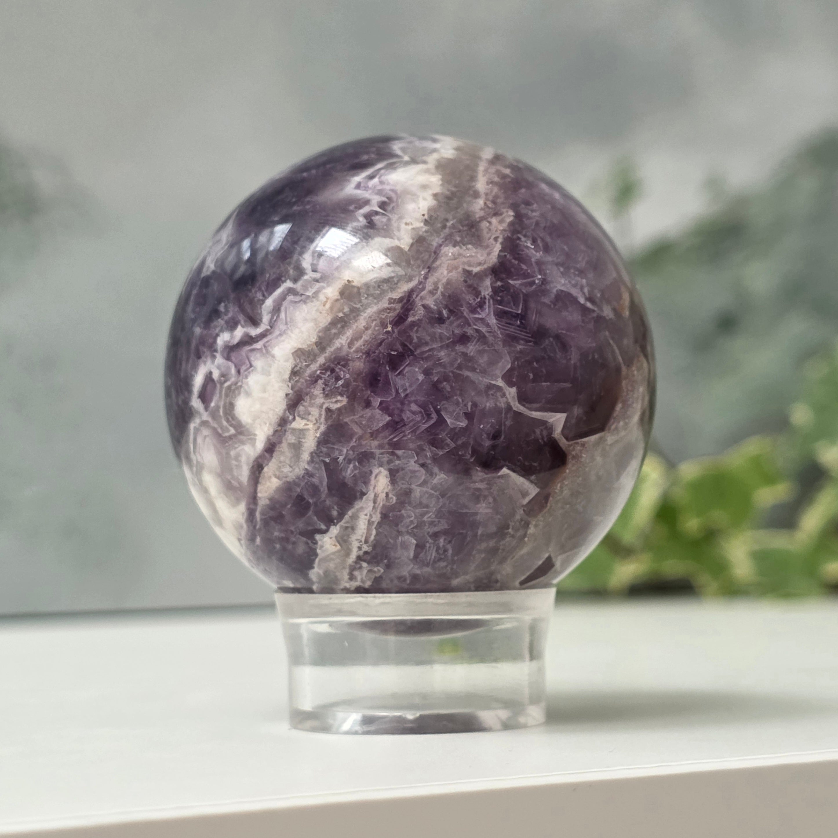Sfera ametist chevron | Model 2